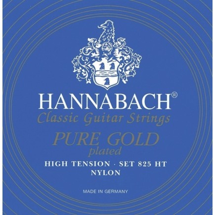 Hannabach 7164922 Struny do gitary klasycznej Serie 825 High tension Specjalne pozłacanie